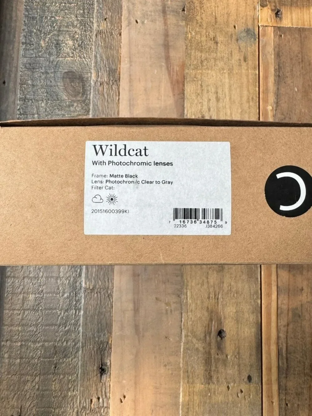SMITH Wildcat Matte Black ChromaPop Photochromic Clear to Gray Sunglasses